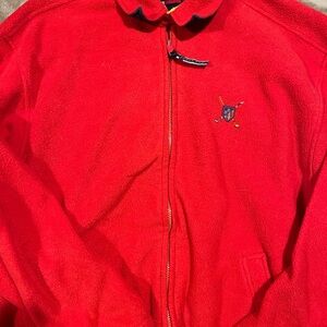 Bugle Boy Red Bomber Jacket